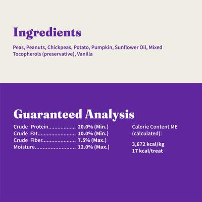 Bundle: Halo Holistic Garden of Vegan Recipe Adult Canned Dog Food + Healthsome Vegan Grain-Free Biscuits with Peanut 'n Pumpkin Treats