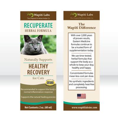 Recuperate Formula for Healthy Recovery Cat Supplement, 2-fl oz bottle