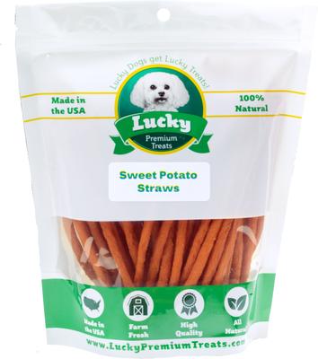 Sweet Potato Straws Dehydrated Dog Treats, 13-oz bag