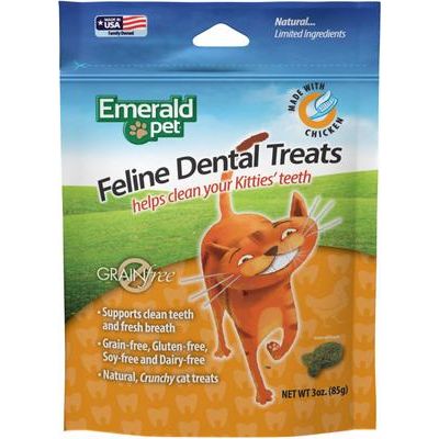 Golosinas para gatos Feline Dental Salmon Grain-Free, bolsa de 11 oz