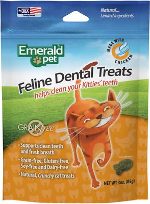 Feline Dental Treats with Chicken Cat Treats, 11-oz bag