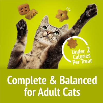 Bundle: Meow Mix Irresistibles Soft Salmon + Friskies Party Mix Morning Munch Crunch Flavor Crunchy Cat Treats