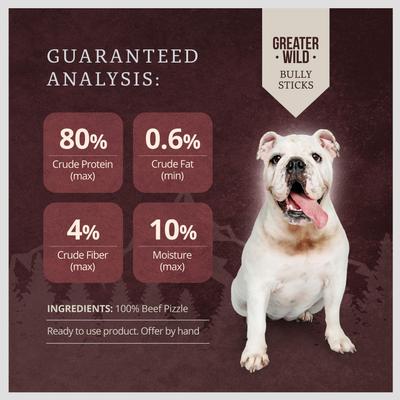 Split 12-in Bully Sticks Dog Treats, 12 count