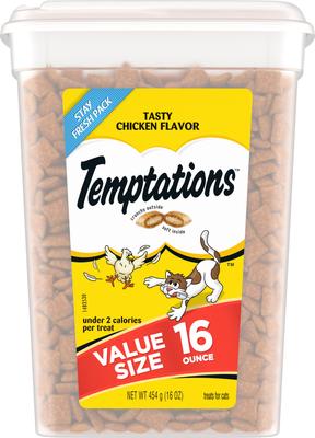 Bundle: Temptations MixUps Surfers' Delight Flavor + Classic Tasty Chicken Flavor Cat Treats