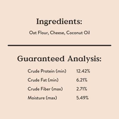 Golosinas para perros horneadas con queso sin trigo, caja de 14 oz
