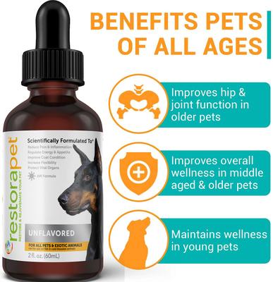 Daily Supplement Unflavored Dog & Cat Supplement, 2-fl oz bottle