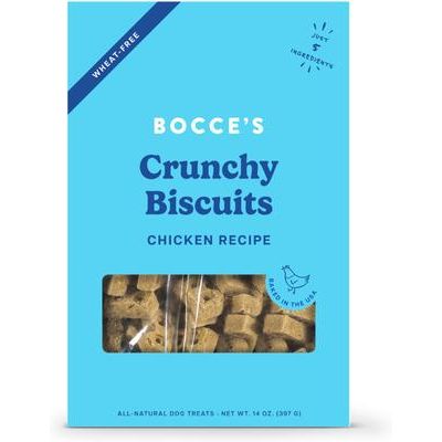 Golosinas para perros horneadas sin trigo, con mantequilla de maní y plátano (caja de 14 oz)