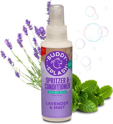 Bundle: Buddy Wash Original Lavender & Mint Dog Spritzer & Conditioner & Buddy Wash Original Lavender & Mint Dog Shampoo & Conditioner, 16-fl oz bottle