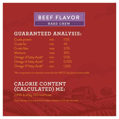 Hearty Bones Beef Flavored Treats, 16-oz bag