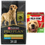 Bundle: Purina Pro Plan Adult Large Breed Weight Management Chicken & Rice Formula Dry Food + Milk-Bone Original Large Biscuit Dog Treats