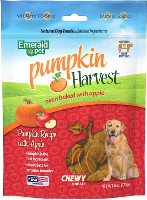Pumpkin Harvest Oven Baked with Apple Chicken-Free Dog Treats, 6-oz bag
