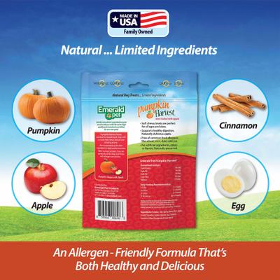 Pumpkin Harvest Oven Baked with Apple Chicken-Free Dog Treats, 6-oz bag