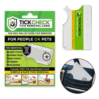 Wallet Sized Tick Removal Card