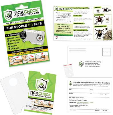Wallet Sized Tick Removal Card