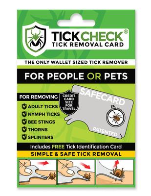 Wallet Sized Tick Removal Card