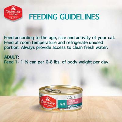 Indoor Chicken & Salmon Recipe Pate Canned Cat Food, 5.5-oz, case of 24
