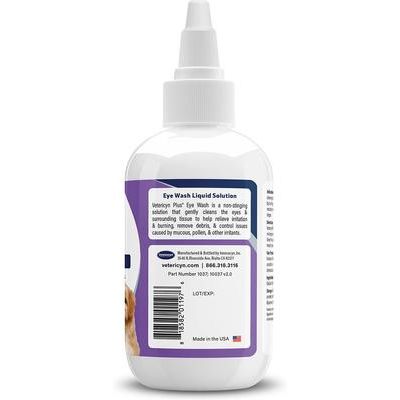 Lavado ocular antimicrobiano Plus para perros, gatos, caballos y mascotas pequeñas, botella de 3 onzas líquidas