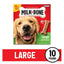 Paquete: alimento seco para perros adultos Purina ONE True Instinct con pavo y venado real, alto en proteínas + premios Milk-Bone Original Large Biscuit.