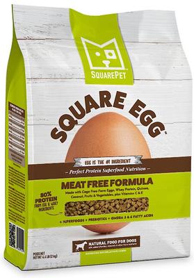 Square Egg Meat Free Formula Dry Dog Food, 4.4-lb bag