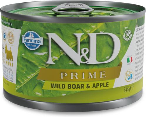 Natural & Delicious Prime Boar & Apple Canned Dog Food, 10-oz can, case of 6