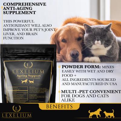 Ageing Support Dog & Cat Supplement, 7-oz bag
