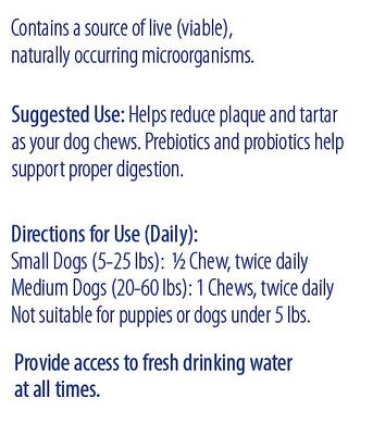 Dental Chew Sticks Dental Dog Treats, 13 count