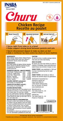 Bundle: Inaba Churu Tuna Puree + Chicken Lickable Cat Treats