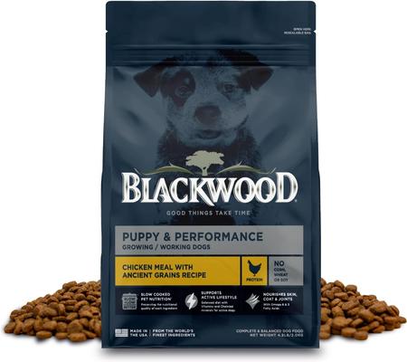 Puppy Performance, Growing & Working Chicken Meal with Ancient Grain Recipe Dry Dog Food, 24-lb bag
