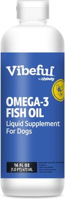 Omega-3 Fish Oil Liquid Skin & Coat Supplement for Dogs, 16-oz, bundle of 3