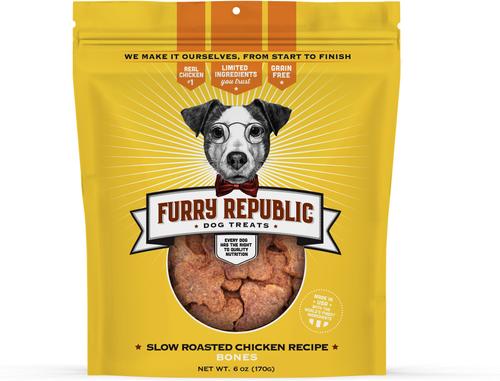 Bones Turkey & Bacon Recipe Grain-Free Dog Treats, 6-oz bag