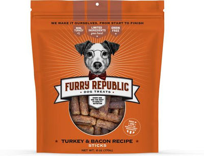 Sticks Turkey & Bacon Recipe Grain-Free Dog Treats, 6-oz bag