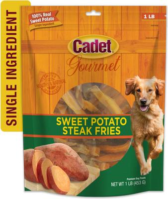 Gourmet Sweet Potato Fries Sweet Potato Flavor Dog Treats, 1-lb