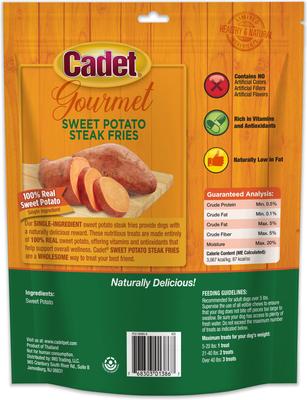 Gourmet Sweet Potato Fries Sweet Potato Flavor Dog Treats, 1-lb