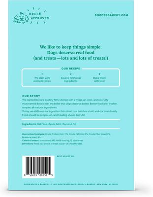 Daily Support Breath Aid Apple & Mint Recipe Dog Treat, 12-oz box