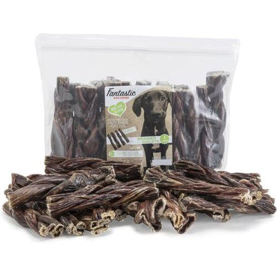 Premios para perros Braided Gullets sin cereales, 6 pulgadas, 25 unidades