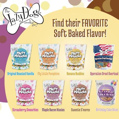Mutt Mallows Banana Buddies Soft-Baked Dog Treats, 5-oz bag