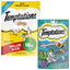 Bundle: Temptations Classic Tasty Chicken Flavor, 16-oz bag + MixUps Meowmaid Salmon & Tuna Flavors Soft & Crunchy Cat Treats