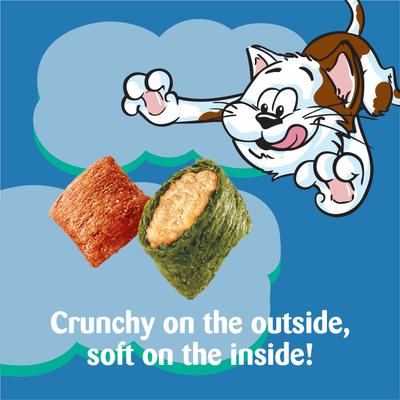 Bundle: Temptations Classic Tasty Chicken Flavor, 16-oz bag + MixUps Meowmaid Salmon & Tuna Flavors Soft & Crunchy Cat Treats