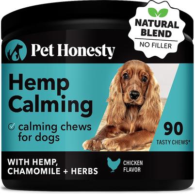 Bundle: Pet Honesty Allergy Support Immunity Strength & Digestive Health + Hemp Calming Anxiety & Hyperactivity Soft Chews Dog Supplement