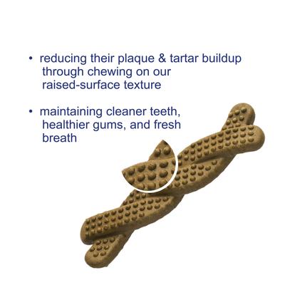 Dental Health Grain-Free Vanilla Mint Flavored Medium Dental Dog Treats, 6.6-oz bag, count varies