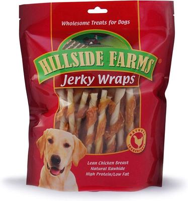 Chicken & Rawhide Jerky Wraps Dog Treats, 32-oz bag
