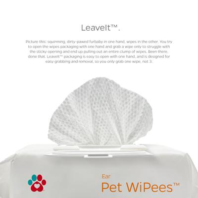 Pet WiPees Natural Scent Cat & Dog Ear Wipes, 200 count