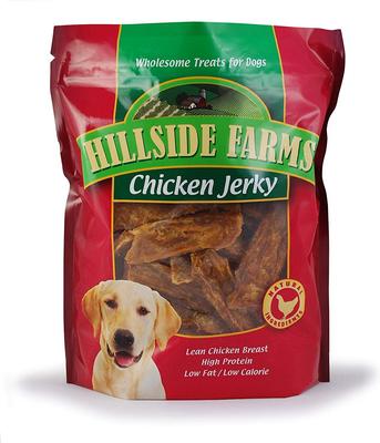 Golosinas de pollo seco para perros, bolsa de 32 oz