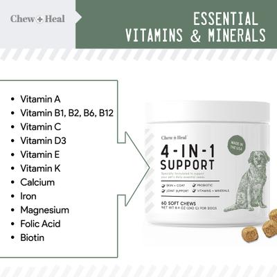 Taster Trio Essential Supplements for Dogs, 180 count