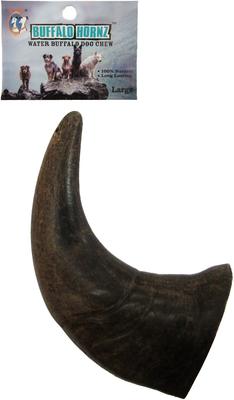Buffalo Hornz Water Buffalo Horn Dog Treat, Small