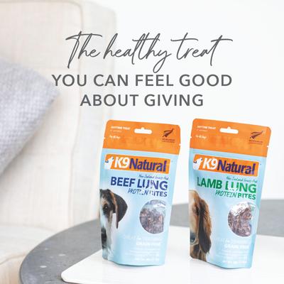 Lamb Lung Protein Bites Air-Dried Dog Treats, 1.76-oz bag