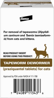 Bundle: Advantage II Flea Spot Treatment, 5-9 lbs + Elanco Tapeworm Cat De-Wormer