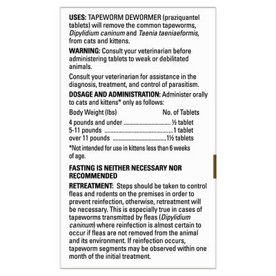 Bundle: Advantage II Flea Spot Treatment, 5-9 lbs + Elanco Tapeworm Cat De-Wormer