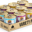 Classic Cat Food Variety Pack Wowzer Meowzer Wet Cat Food, 10-oz can, 12 count