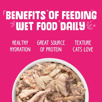 Classic Cat Food Variety Pack Wowzer Meowzer Wet Cat Food, 10-oz can, 12 count